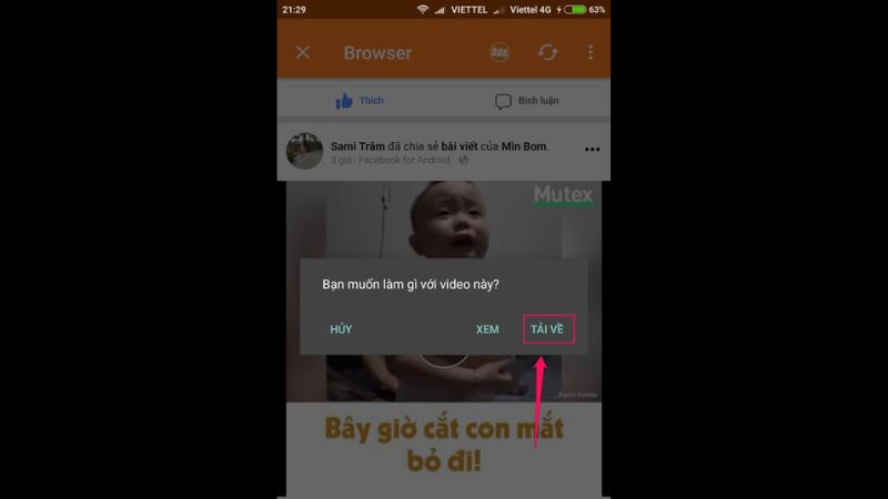 2 cách tải video Facebook về điện thoại, máy tính siêu đơn giản và nhanh chóng