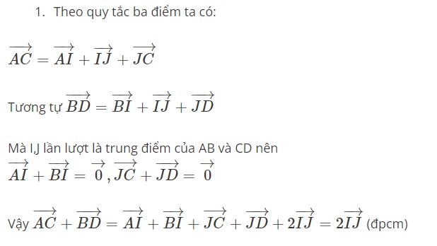 Tích Vectơ Với Một Số: Lý Thuyết Và Bài Tập - Toán 10