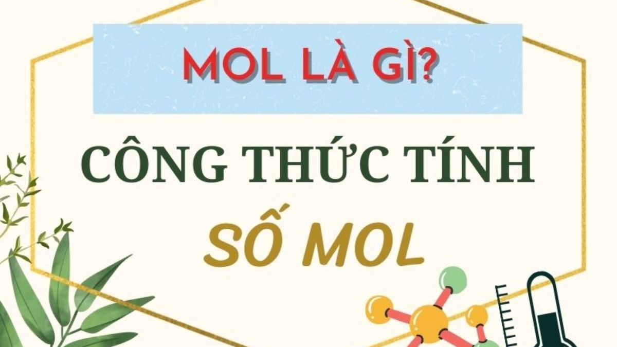 Công thức tính nồng độ mol và bài tập ví dụ cụ thể