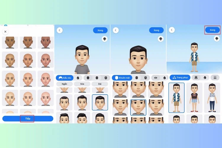 Cách tạo avatar Facebook, sticker theo ảnh đại diện Facebook Messenger cực thú vị