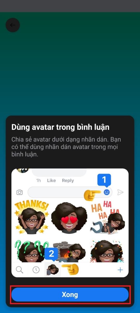 Cách tạo avatar Facebook, sticker theo ảnh đại diện Facebook Messenger cực thú vị