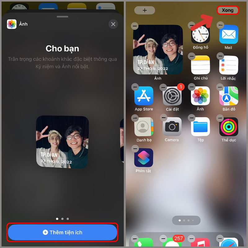 Cách thêm album yêu thích vào màn hình chính trên iPhone đơn giản