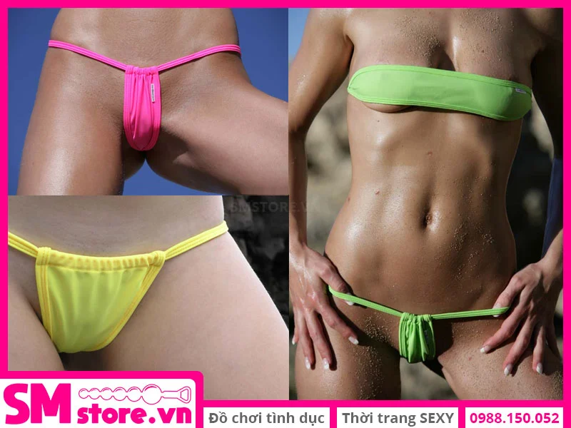 18 loại bikini siêu nhỏ và mỏng xuyên thấu cho cả Nữ và Nam