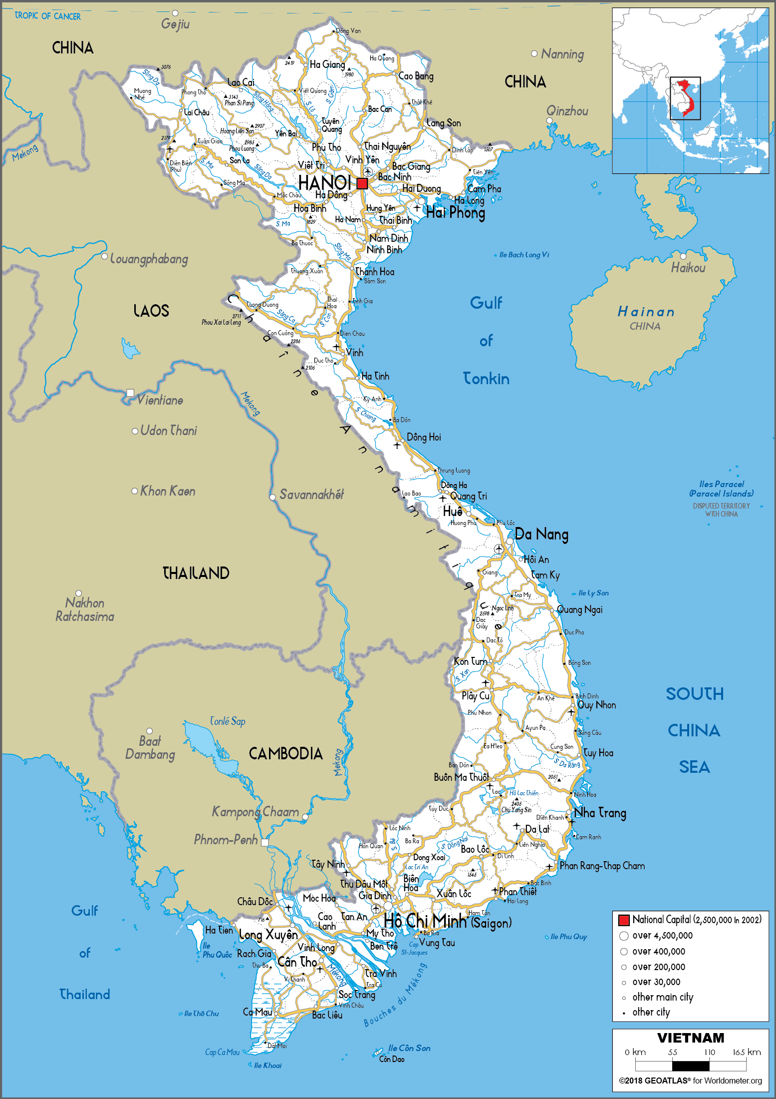 Bản đồ Việt Nam phóng to mới nhất 2024|Vector, 3D full 63 tỉnh