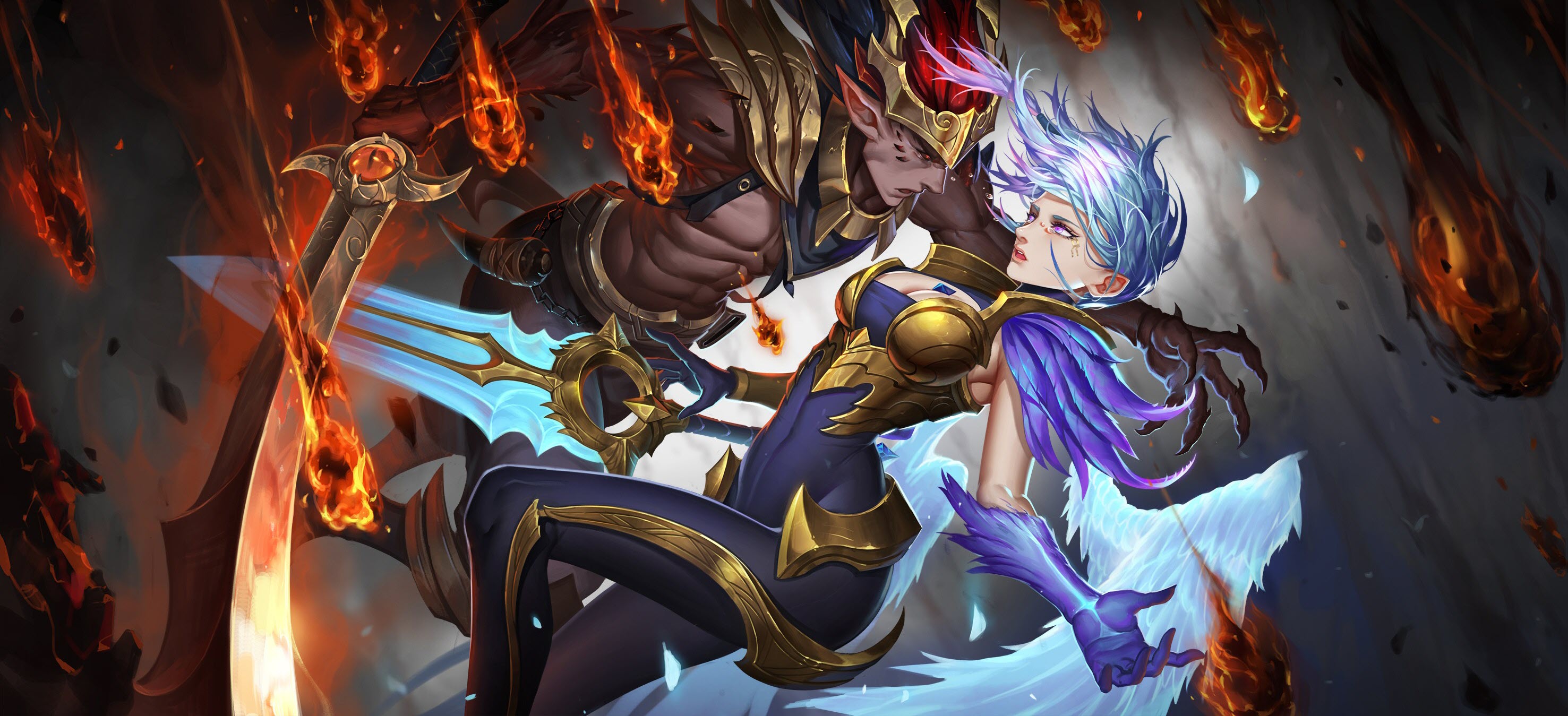 Bức tranh Yasuo ma kiếm tuyệt đẹp