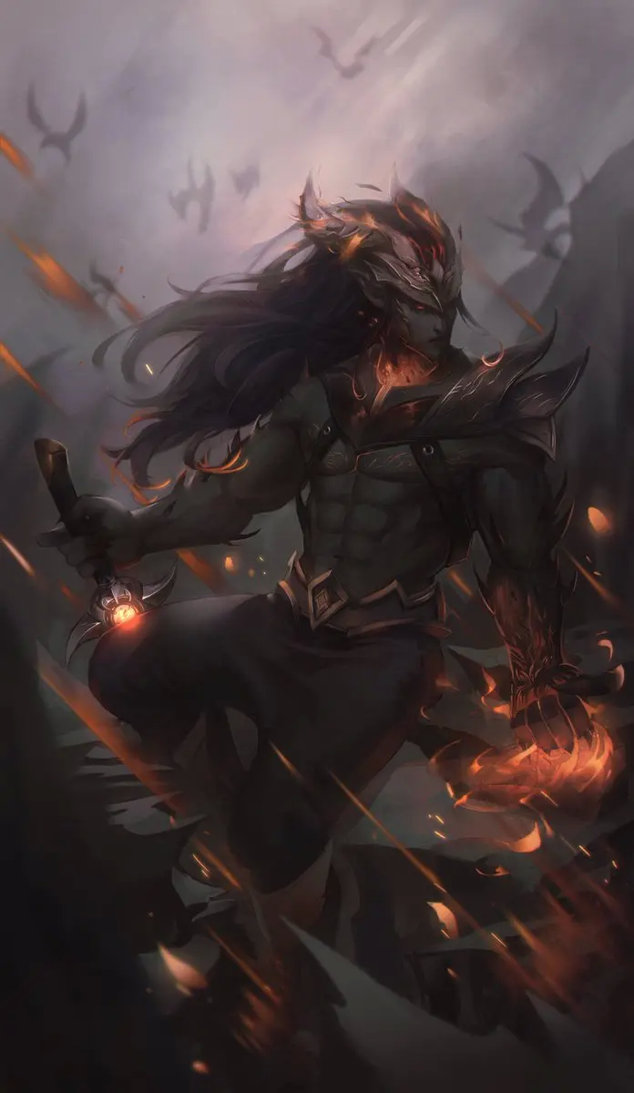 Bức tranh Yasuo ma kiếm tuyệt đẹp