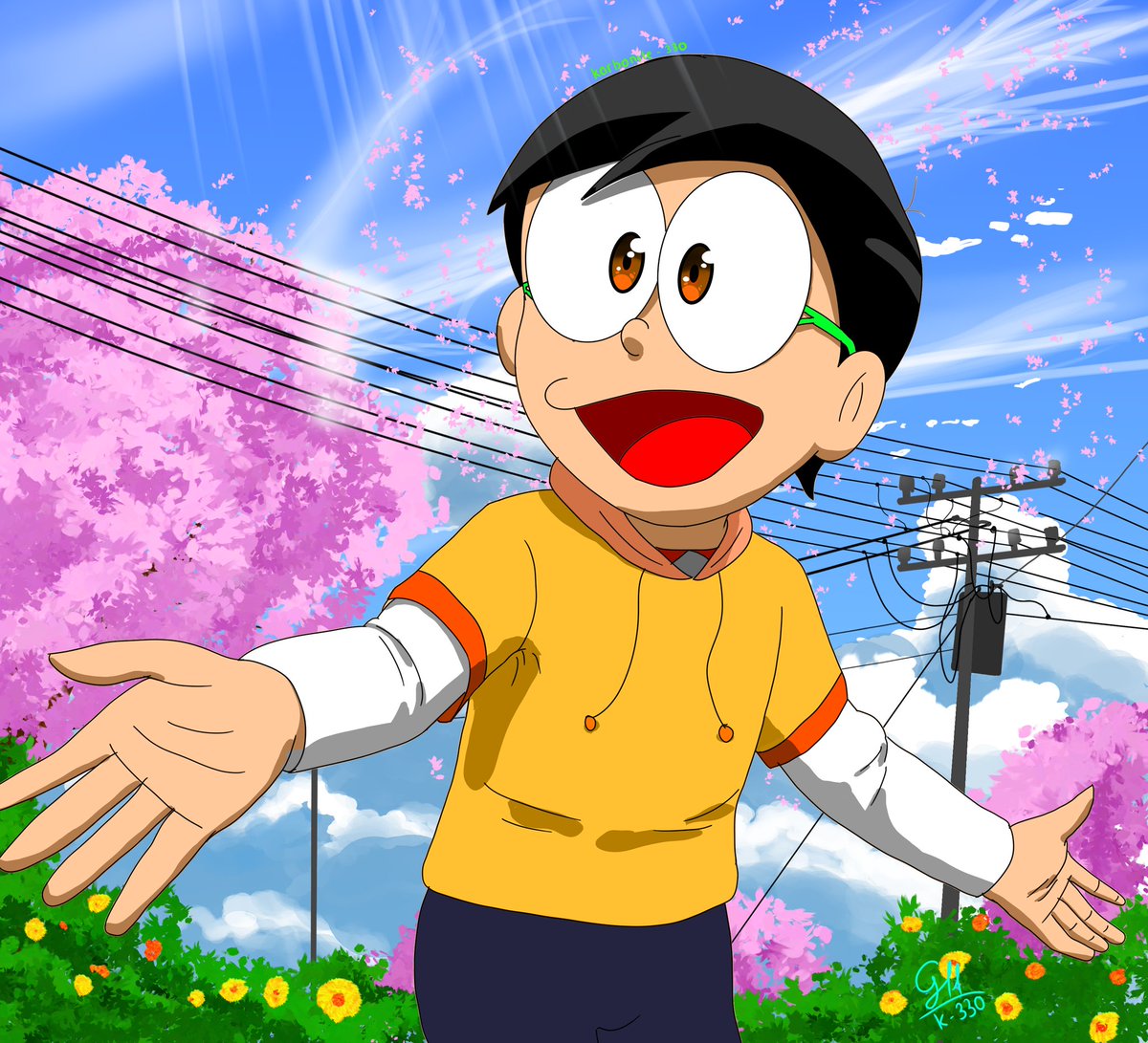 Nobita trong anime vô cùng phong cách