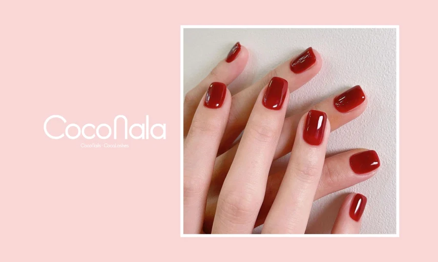 Các mẫu nail màu đỏ rượu đẹp dành cho đôi tay quyến rũ