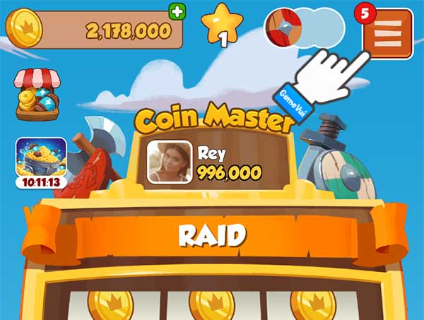 Cách nhận thêm Spin Coin Master miễn phí