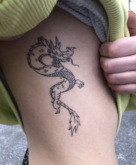 200 hình xăm con rồng mini cute cho cả nam và nữ chọn lọc - Genztattoo