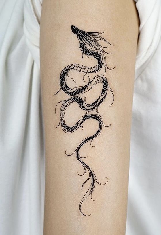 200 hình xăm con rồng mini cute cho cả nam và nữ chọn lọc - Genztattoo