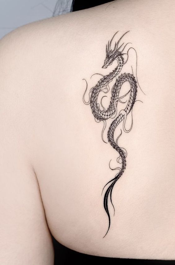 200 hình xăm con rồng mini cute cho cả nam và nữ chọn lọc - Genztattoo