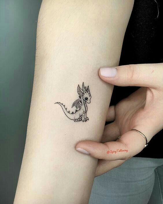 200 hình xăm con rồng mini cute cho cả nam và nữ chọn lọc - Genztattoo