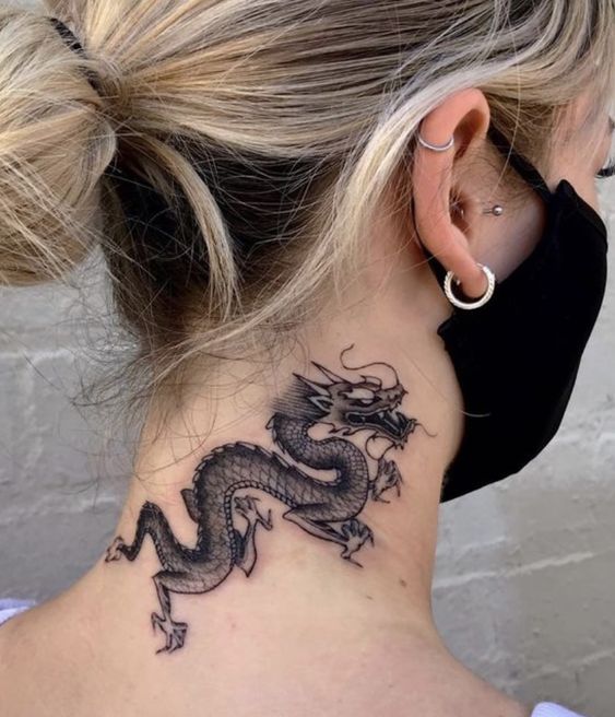 200 hình xăm con rồng mini cute cho cả nam và nữ chọn lọc - Genztattoo