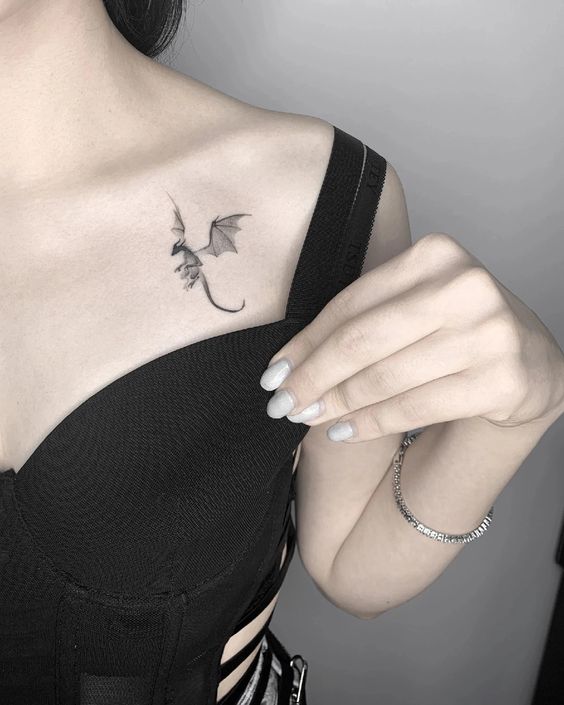 200 hình xăm con rồng mini cute cho cả nam và nữ chọn lọc - Genztattoo