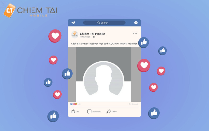 Cách đặt avatar facebook mặc định CỰC HOT TREND mới nhất