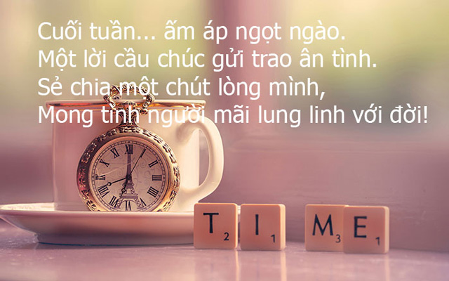 [101] Lời chúc cuối tuần vui vẻ, hài hước cho người yêu, bạn bè