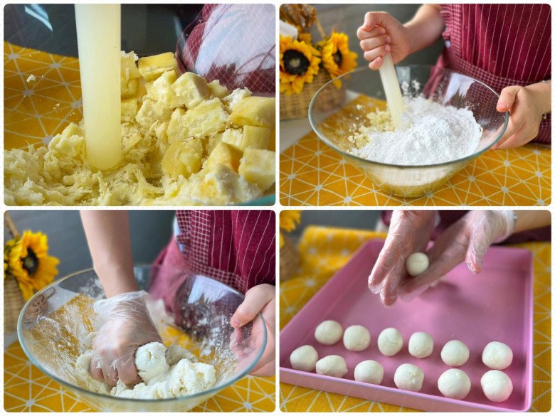 Trời lạnh, làm chè sắn mochi dẻo nóng hổi ngon quên sầu, chị em ăn mấy bát quên cả sợ béo