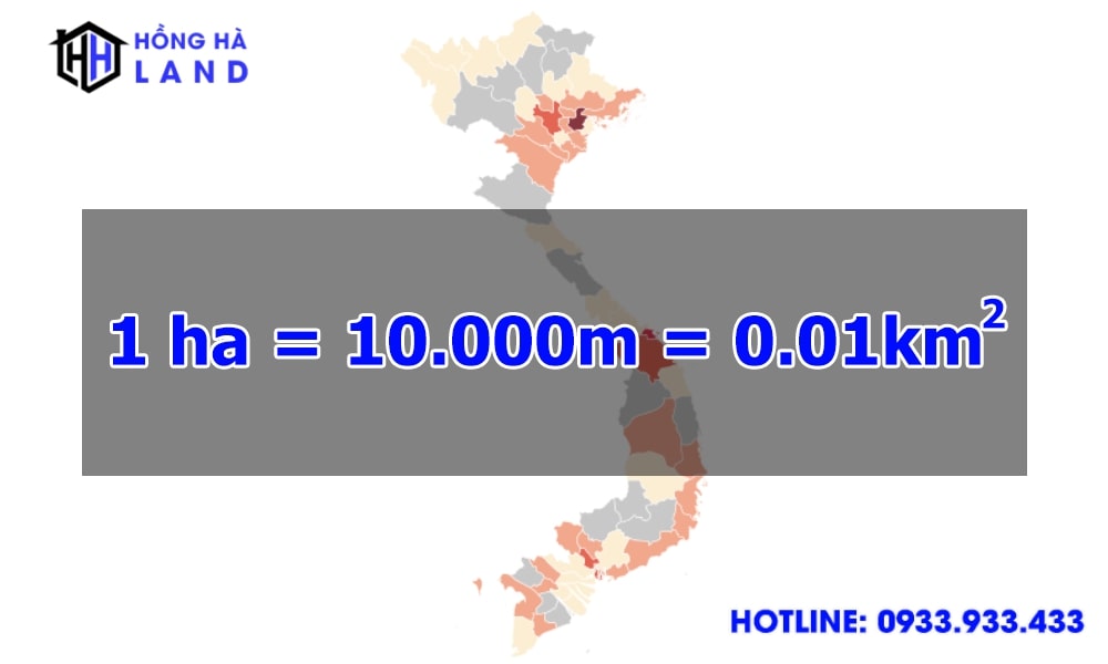 1ha bằng bao nhiêu m2 km2 ? | Quy đổi dễ dàng và chính xác