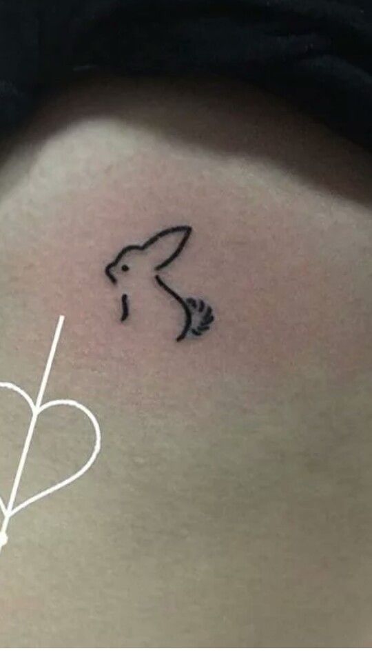 150 hình xăm con thỏ mini dễ thương và độc đáo nhất - Genztattoo