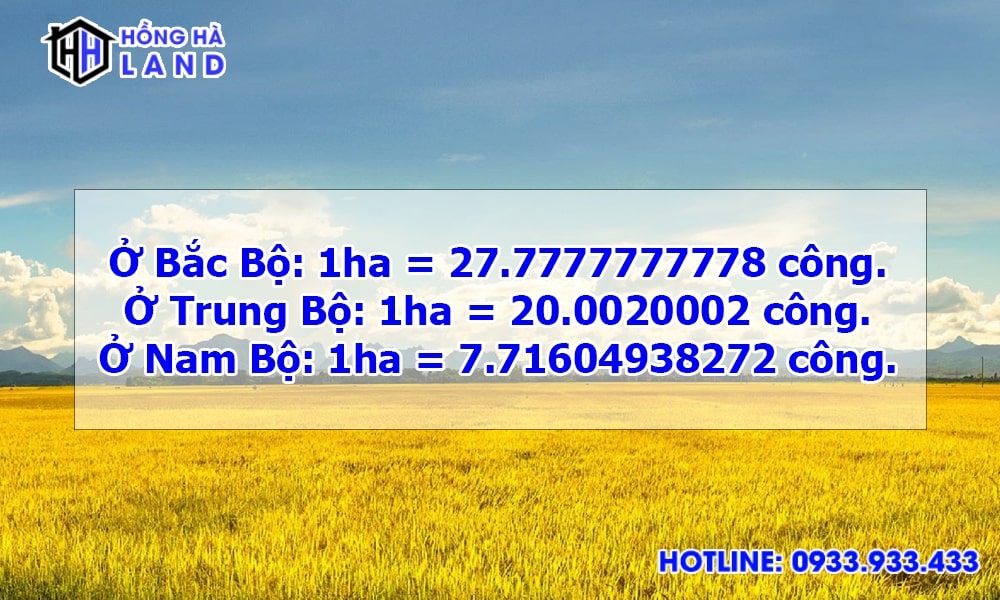 1ha bằng bao nhiêu m2 km2 ? | Quy đổi dễ dàng và chính xác