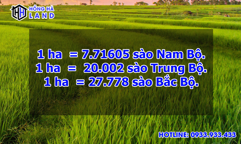 1ha bằng bao nhiêu m2 km2 ? | Quy đổi dễ dàng và chính xác