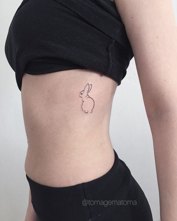 150 hình xăm con thỏ mini dễ thương và độc đáo nhất - Genztattoo