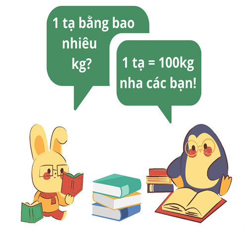 1 Tạ bằng bao nhiêu Gam, Kg, Yến, Tấn