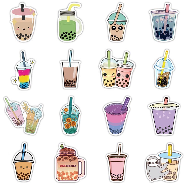 [Sưu tầm] 100+ Hình vẽ sticker cute trà sữa cực hot