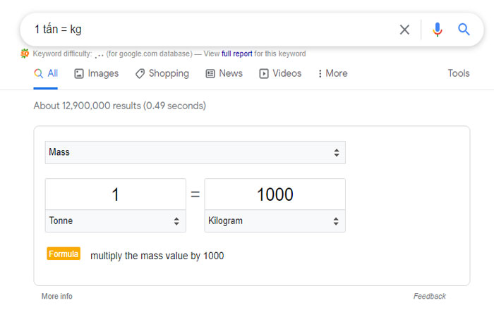 1 Tấn bằng bao nhiêu Kg, Gam, Tạ, Yến