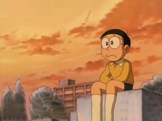 Những hình ảnh đẹp nhất về sự buồn của Nobita