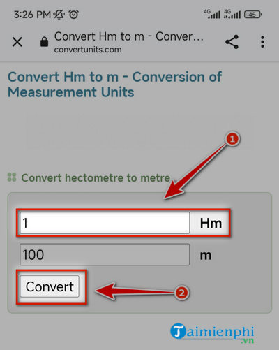 Quy đổi đơn vị hectomet sang mét: 1hm bằng bao nhiêu m, dm, km?