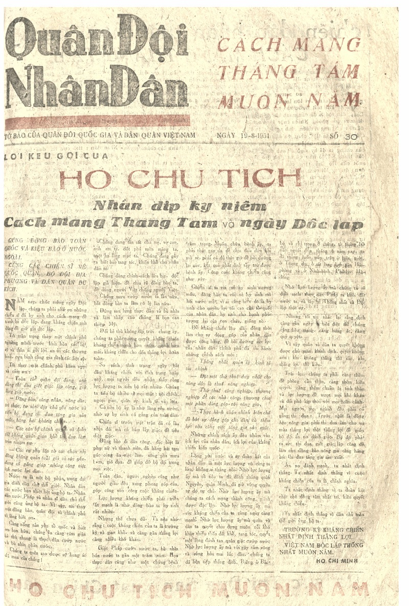 Ngày 19-8-1945: Cách mạng Tháng Tám thành công