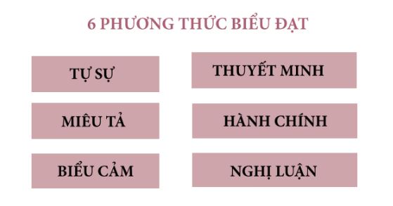 Phương thức biểu đạt là gì? Ví dụ về 6 phương thức biểu đạt trong văn bản