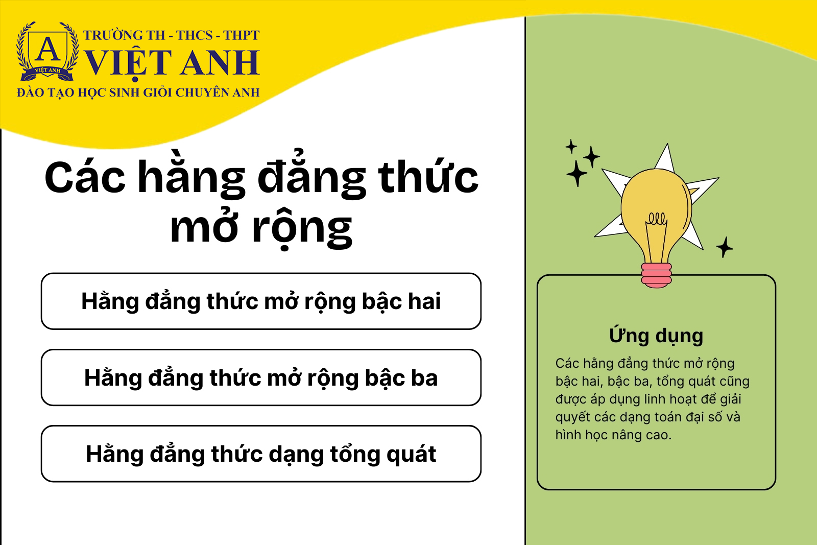 7 hằng đẳng thức đáng nhớ - Công thức và cách nhớ hiệu quả