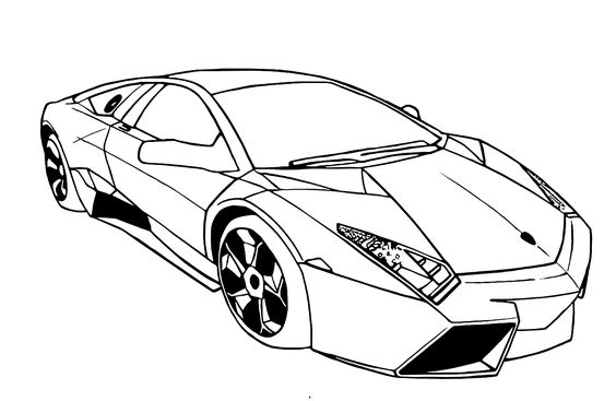 Tổng hợp các mẫu tranh tô màu siêu xe Lamborghini “cực chất”