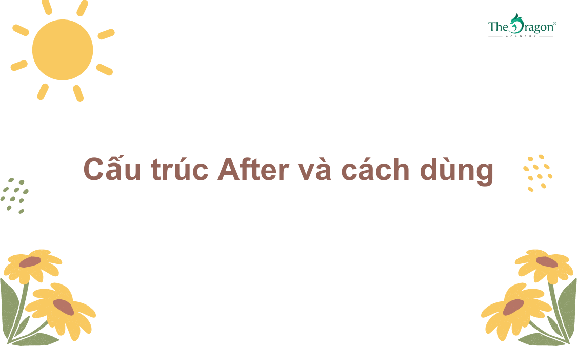 Cấu trúc After: Công thức và cách dùng trong tiếng Anh