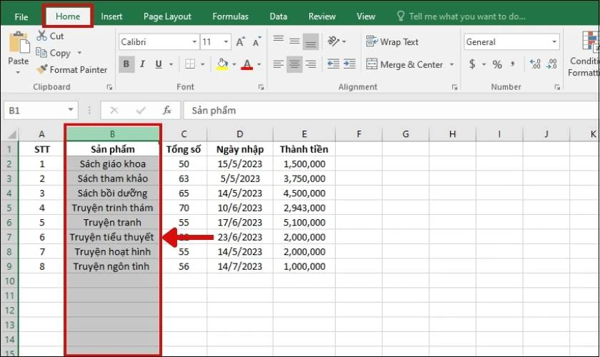 Hướng dẫn cách ẩn cột trong Excel đơn giản chi tiết nhất