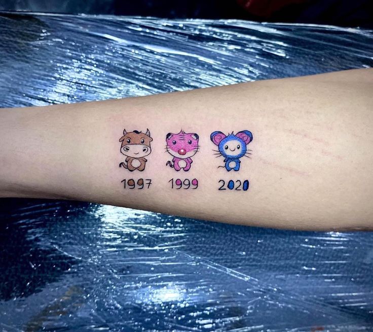 333+ hình xăm gia đình con giáp cực đáng yêu - Genztattoo