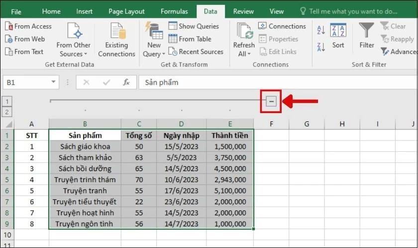 Hướng dẫn cách ẩn cột trong Excel đơn giản chi tiết nhất