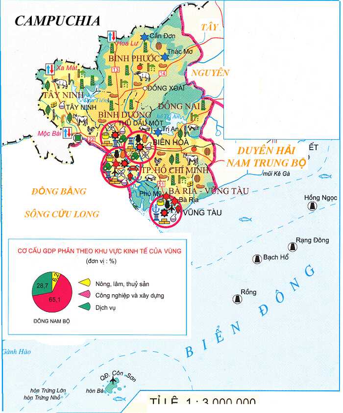 Giải đáp thắc mắc: Đông Nam Bộ gồm những tỉnh nào?