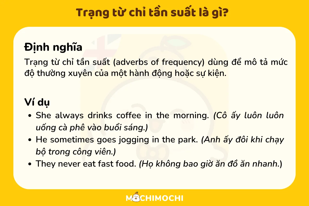 Trạng từ chỉ tần suất trong tiếng Anh: Lý thuyết và bài tập