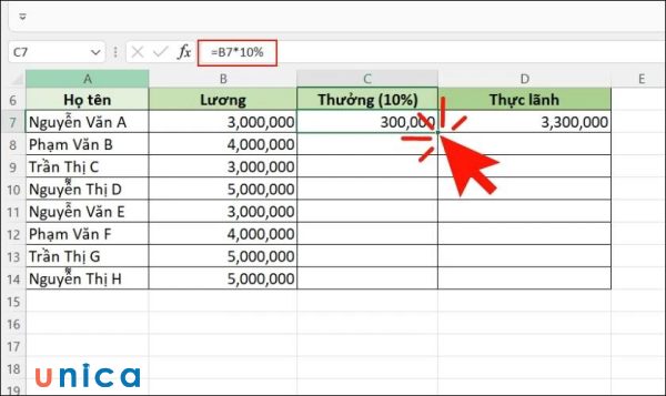 3 cách copy công thức trong Excel không bị lỗi định dạng cực đơn giản