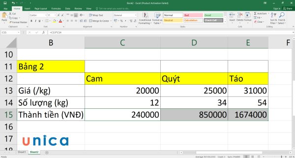 3 cách copy công thức trong Excel không bị lỗi định dạng cực đơn giản