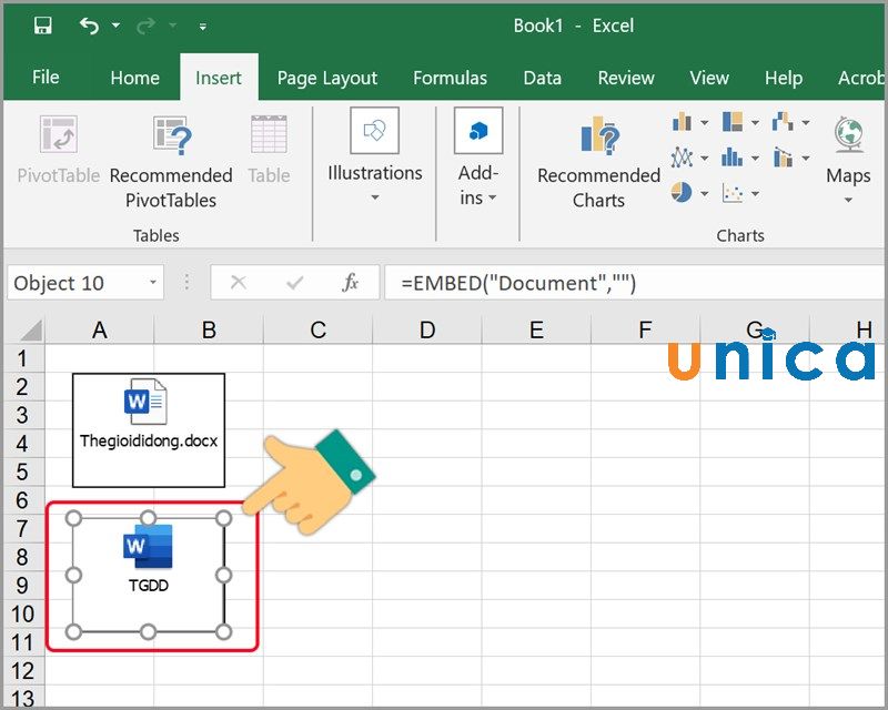 Cách chèn File PDF vào Excel chi tiết nhất