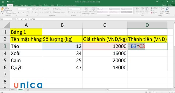 3 cách copy công thức trong Excel không bị lỗi định dạng cực đơn giản