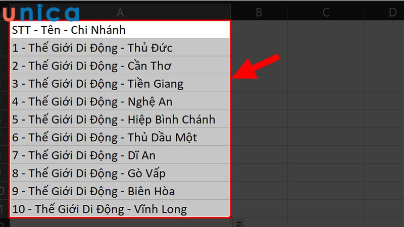 3 Cách chia cột trong excel đơn giản kèm ví dụ chi tiết