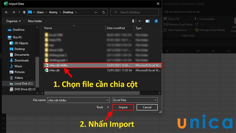 3 Cách chia cột trong excel đơn giản kèm ví dụ chi tiết