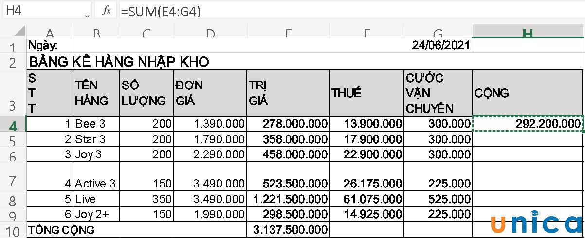 3 cách copy công thức trong Excel không bị lỗi định dạng cực đơn giản