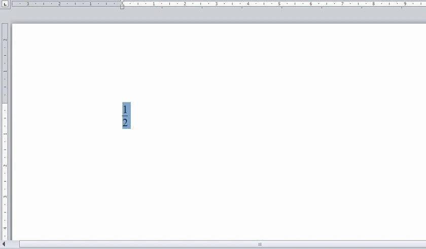 Hướng dẫn cách viết phân số trong word 2010 2016 2007